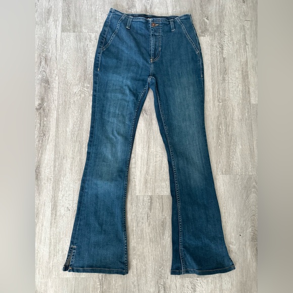 Free People Denim - Free People We the Free Level Up Boot Cut Split Jeans Size 28